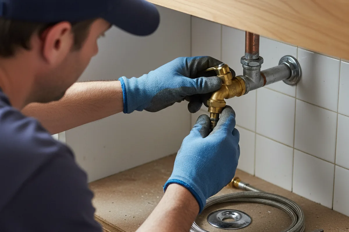 Shutoff valve and fitting work during Emergency Plumbing in Fort Lauderdale
